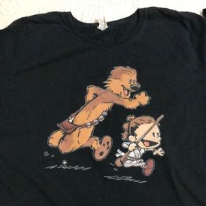 Calvin and Hobbes Star Wars shirt